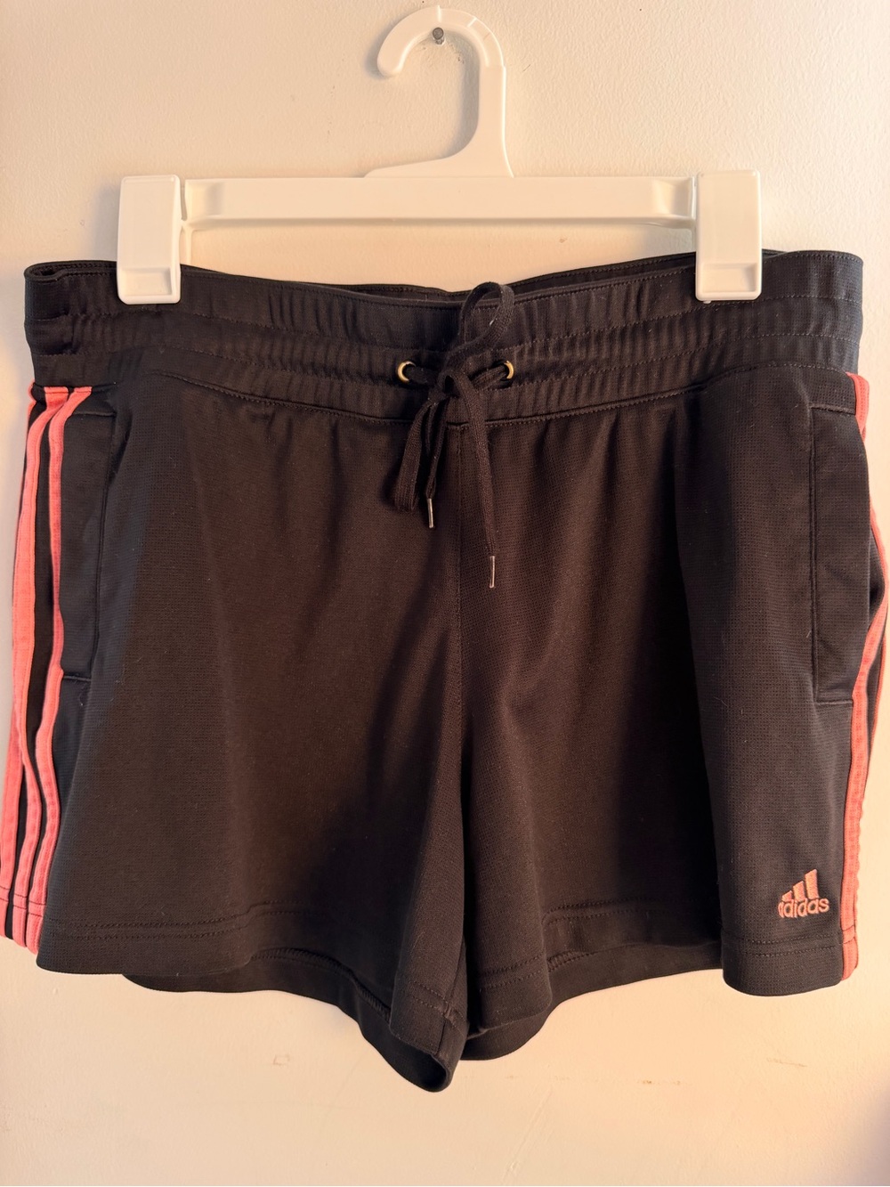 Adidas Clima365 Black and Pink Shorts With Drawstring Size Large